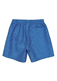Mens Geo Grid Swim Short