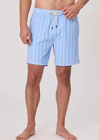 Mens Ocean Drive Stripe Swim Short