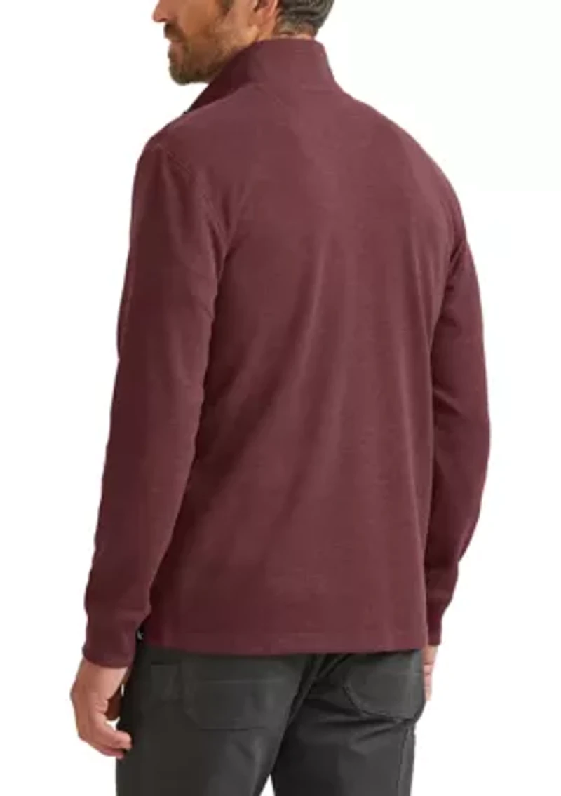 Men's Thermal Mock Neck Pullover