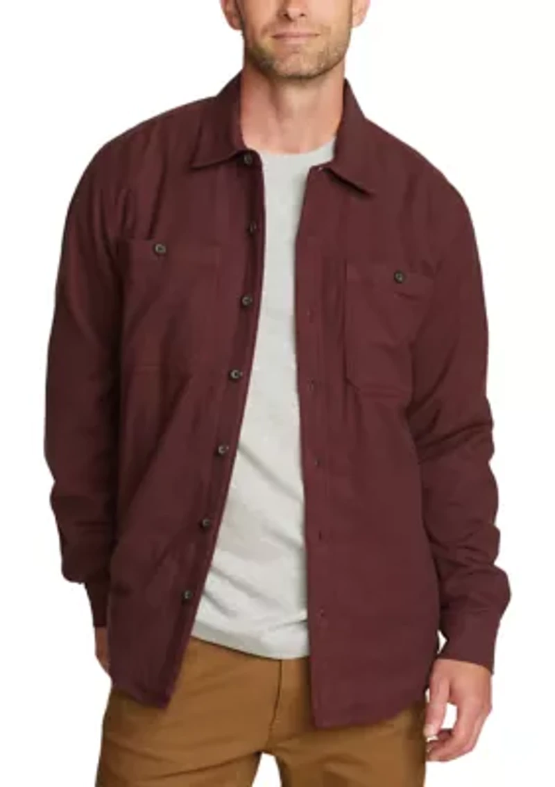 Men's Eddie's Field Fleece Lined Flannel Shirt Jacket