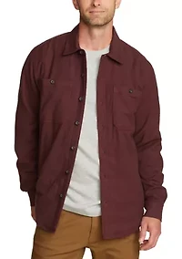 Men's Eddie's Field Fleece Lined Flannel Shirt Jacket