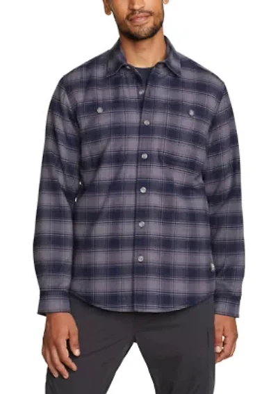 Men's Eddie's Field Fleece Lined Flannel Shirt Jacket
