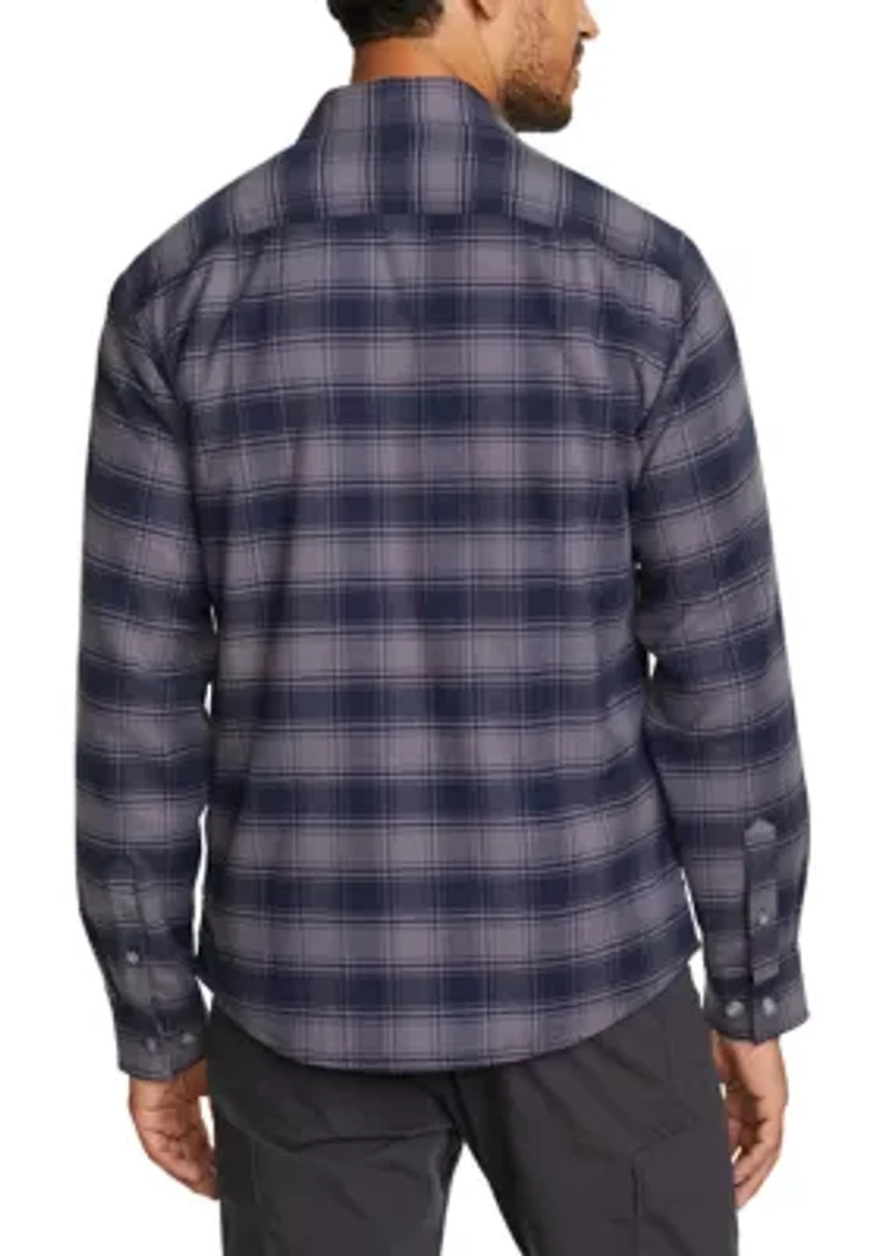 Men's Eddie's Field Fleece Lined Flannel Shirt Jacket