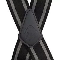 Wolverine Work Suspender with Stripes - Black/Red