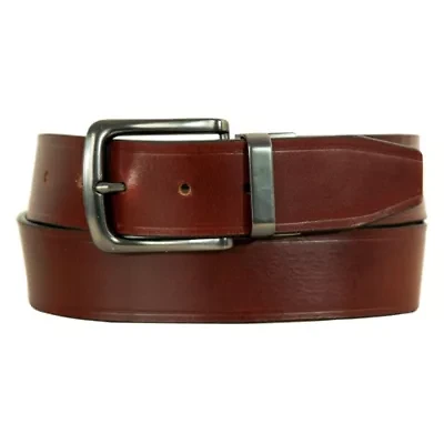 Smooth Leather Reversible Belt