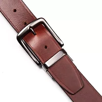 Smooth Leather Reversible Belt