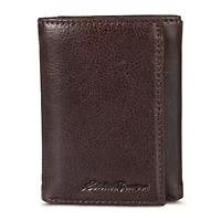 Signature Logo Leather Trifold Wallet