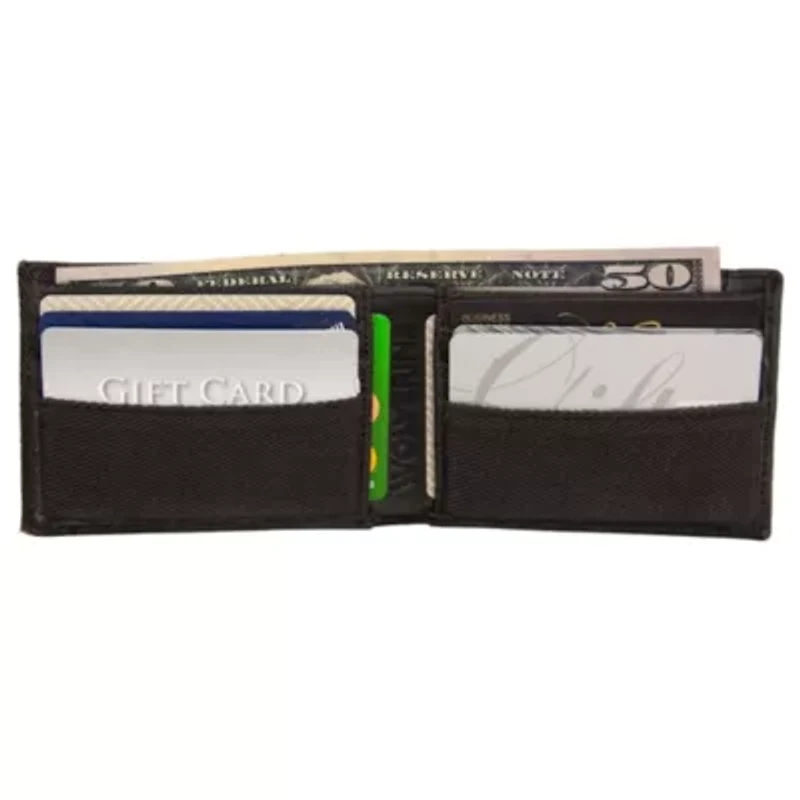 WOLVERINE Canvas and Leather Front Pocket Wallet