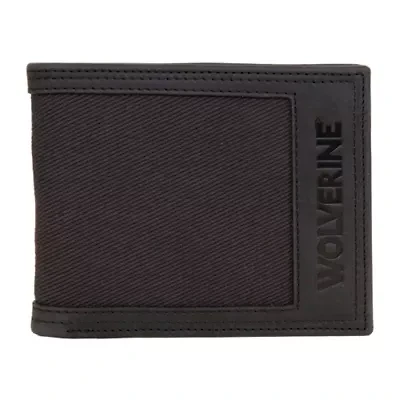WOLVERINE Canvas and Leather Bifold Wallet