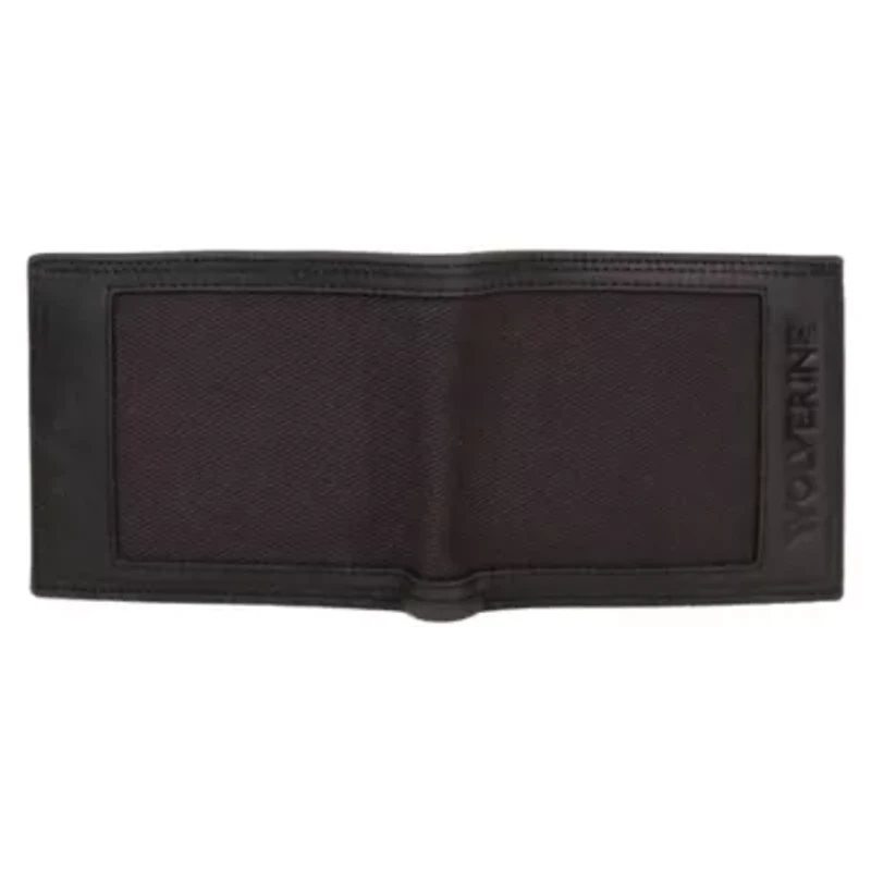 WOLVERINE Canvas and Leather Bifold Wallet