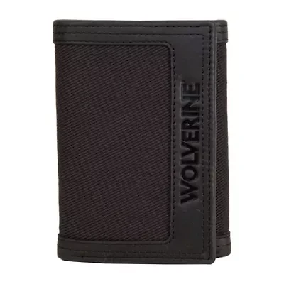 WOLVERINE Canvas and Leather Trifold Wallet
