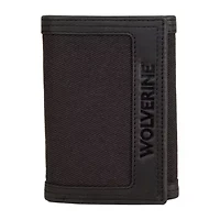 WOLVERINE Canvas and Leather Trifold Wallet