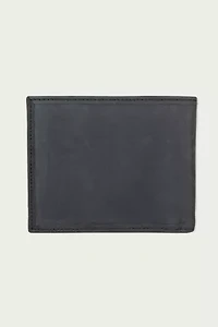Flag Embossed Leather Bifold Wallet