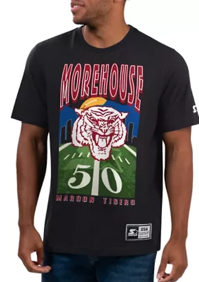 NCAA Morehouse Maroon Tigers 50 Yard Graphic T-Shirt