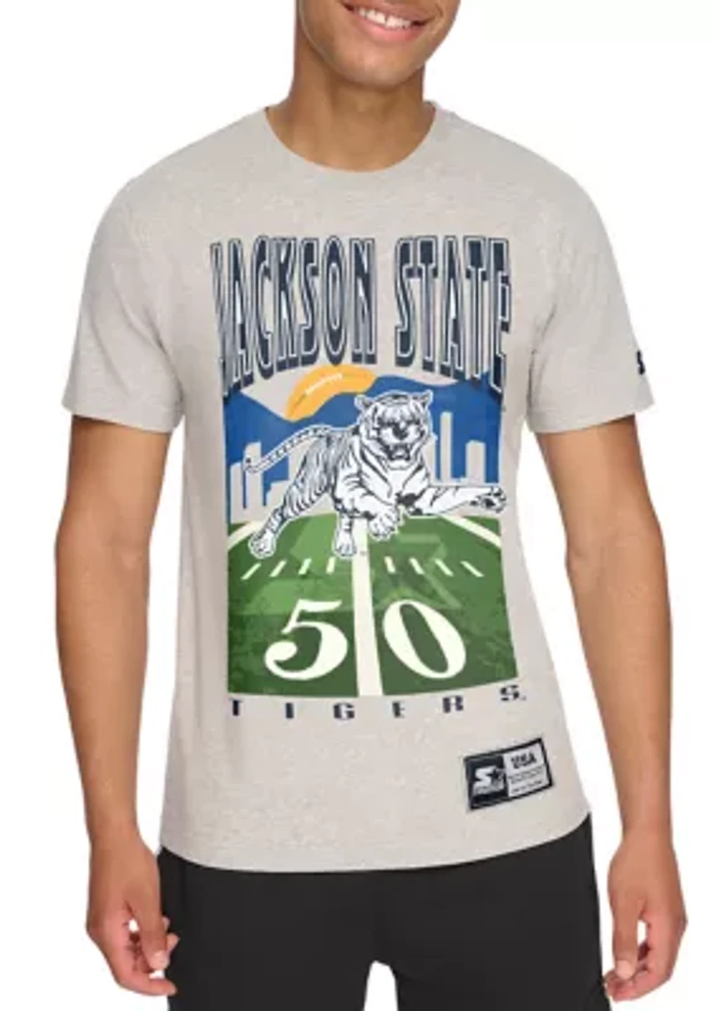 NCAA Jackson State Tigers 50 Yard Graphic T-Shirt