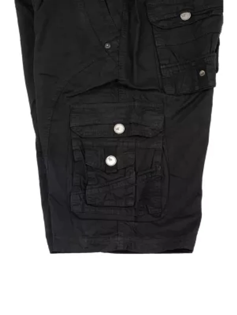 Men's Belted 12.5" Inseam Knee Length Cargo Shorts