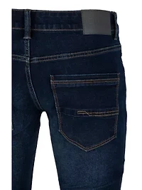 CULTURA Men's Slim Tapered Leg Stretch Jeans