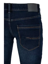 CULTURA Men's Slim Tapered Leg Stretch Jeans