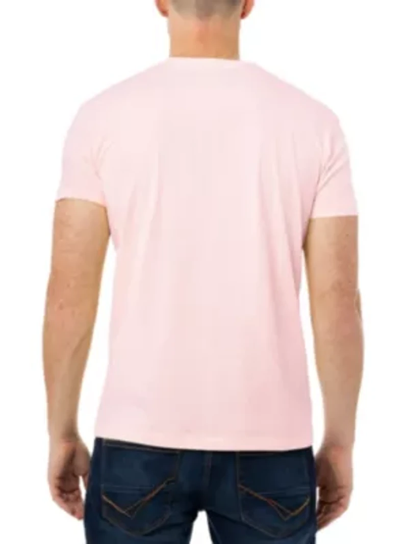 X RAY Men's Basic Crewneck Short Sleeve T-Shirt