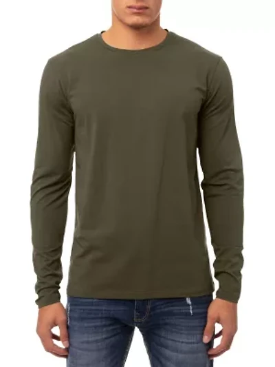 X RAY Men's Long Sleeve Crewneck T-Shirt
