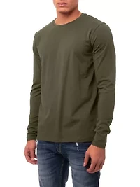 X RAY Men's Long Sleeve Crewneck T-Shirt