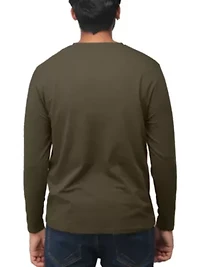 X RAY Men's Long Sleeve V-Neck T-Shirt