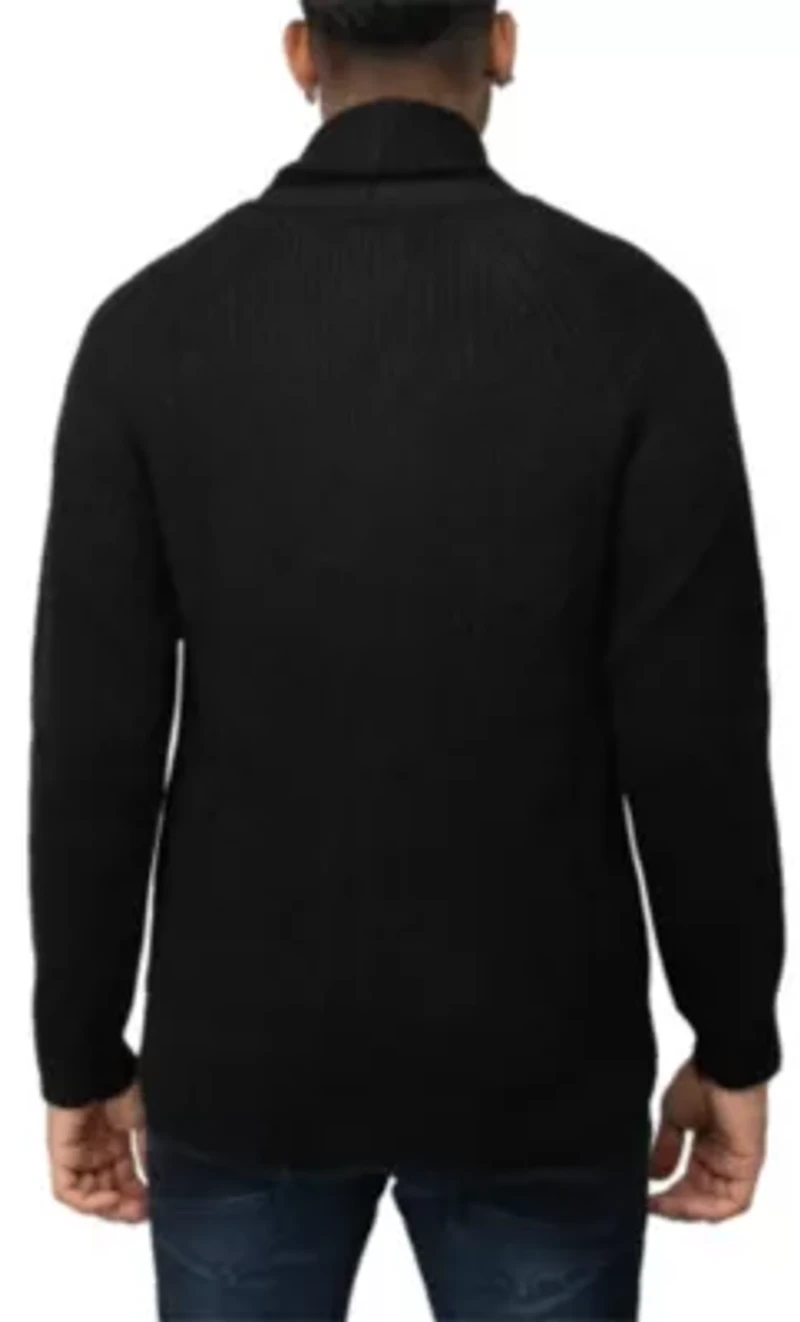 Big & Tall Shawl Collar Cardigan