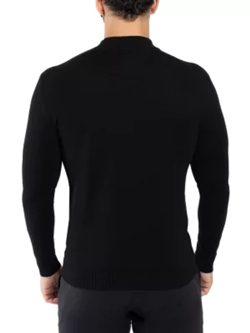 Men's Mock Neck Sweater