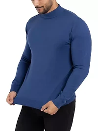 Big & Tall Mock Neck Sweater