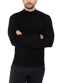 Men's Mock Neck Sweater