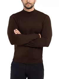 Big & Tall Mock Neck Sweater