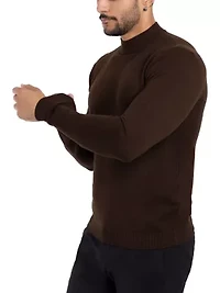 Big & Tall Mock Neck Sweater