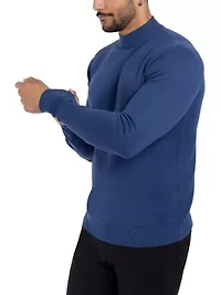 Big & Tall Mock Neck Sweater