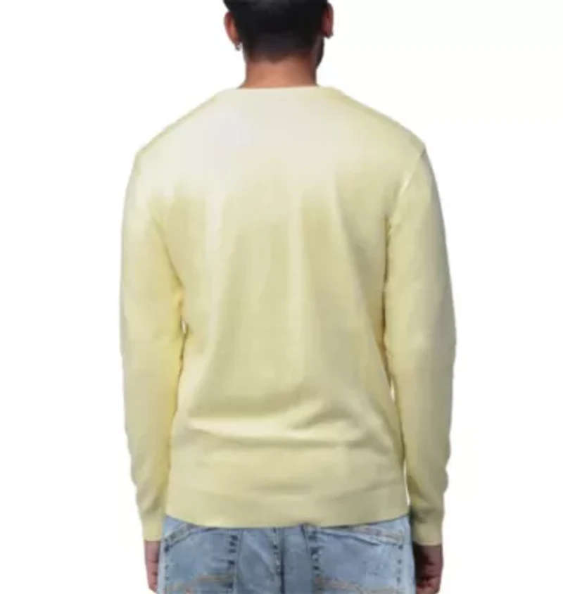 Big & Tall Basic Long Sleeve Mid-Weight V-Neck Sweater