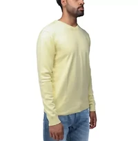 Big & Tall Basic Long Sleeve Mid-Weight V-Neck Sweater