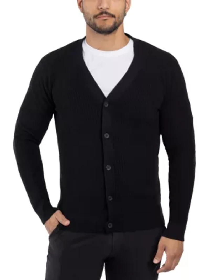 Men's Cotton Cardigan Sweater