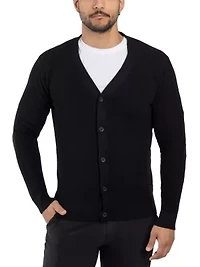 Men's Cotton Cardigan Sweater