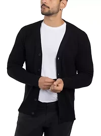 Men's Cotton Cardigan Sweater