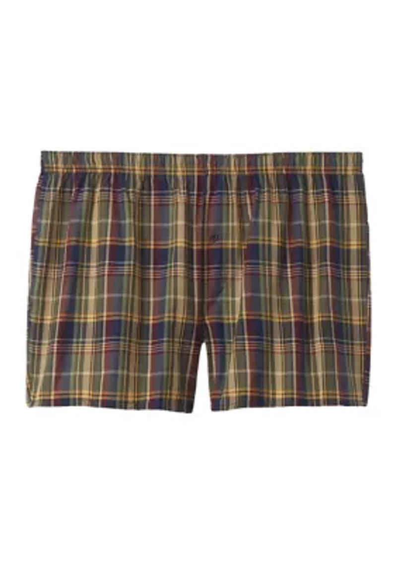 Big & Tall Plaid Boxers