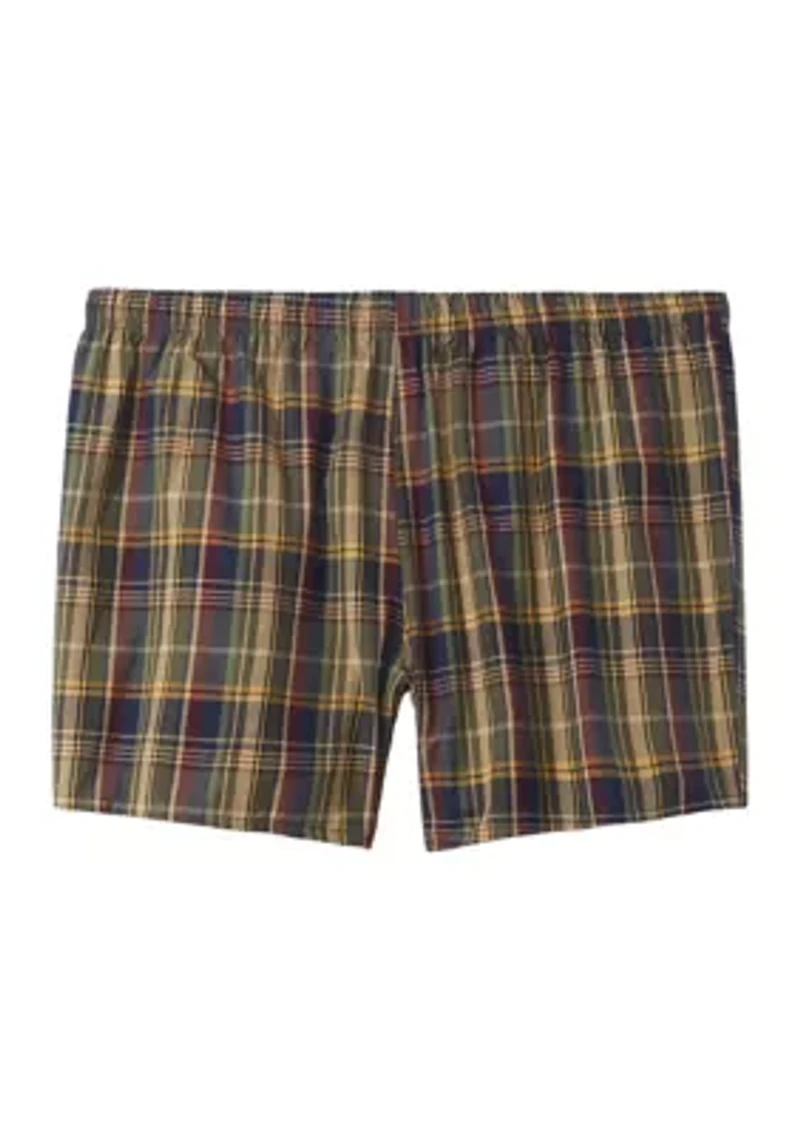 Big & Tall Plaid Boxers