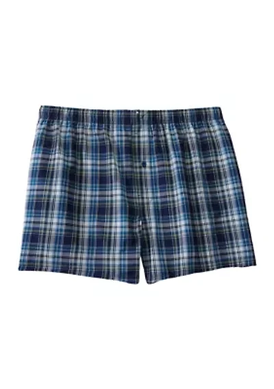 Big & Tall Plaid Boxers