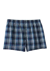 Big & Tall Plaid Boxers