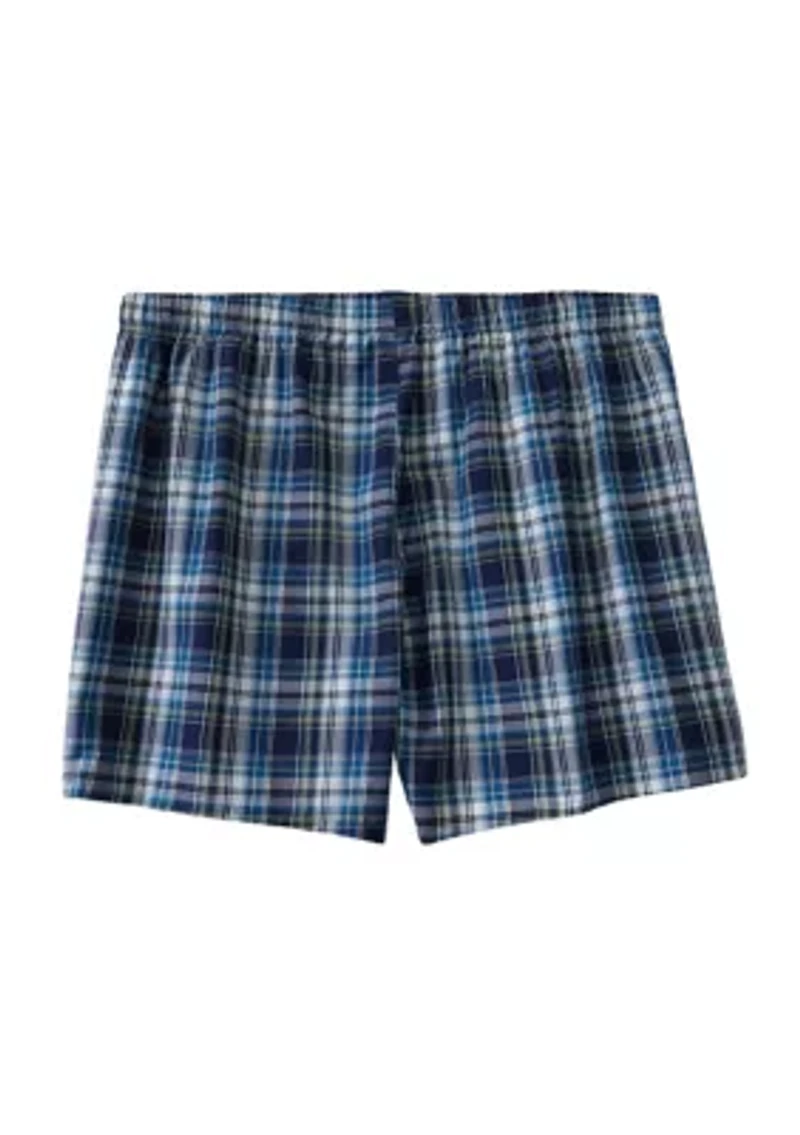 Big & Tall Plaid Boxers