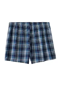 Big & Tall Plaid Boxers