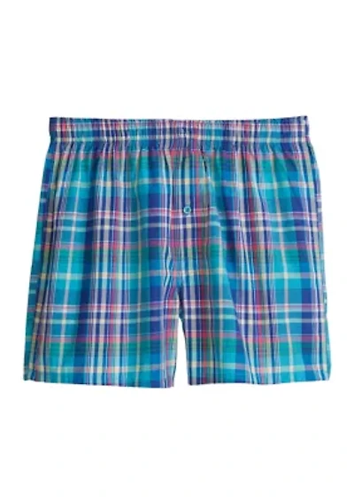 Multicolored Plaid Boxers