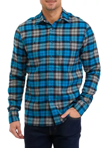 Long Sleeve 2 Pocket Flannel Shirt