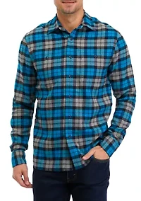Long Sleeve 2 Pocket Flannel Shirt