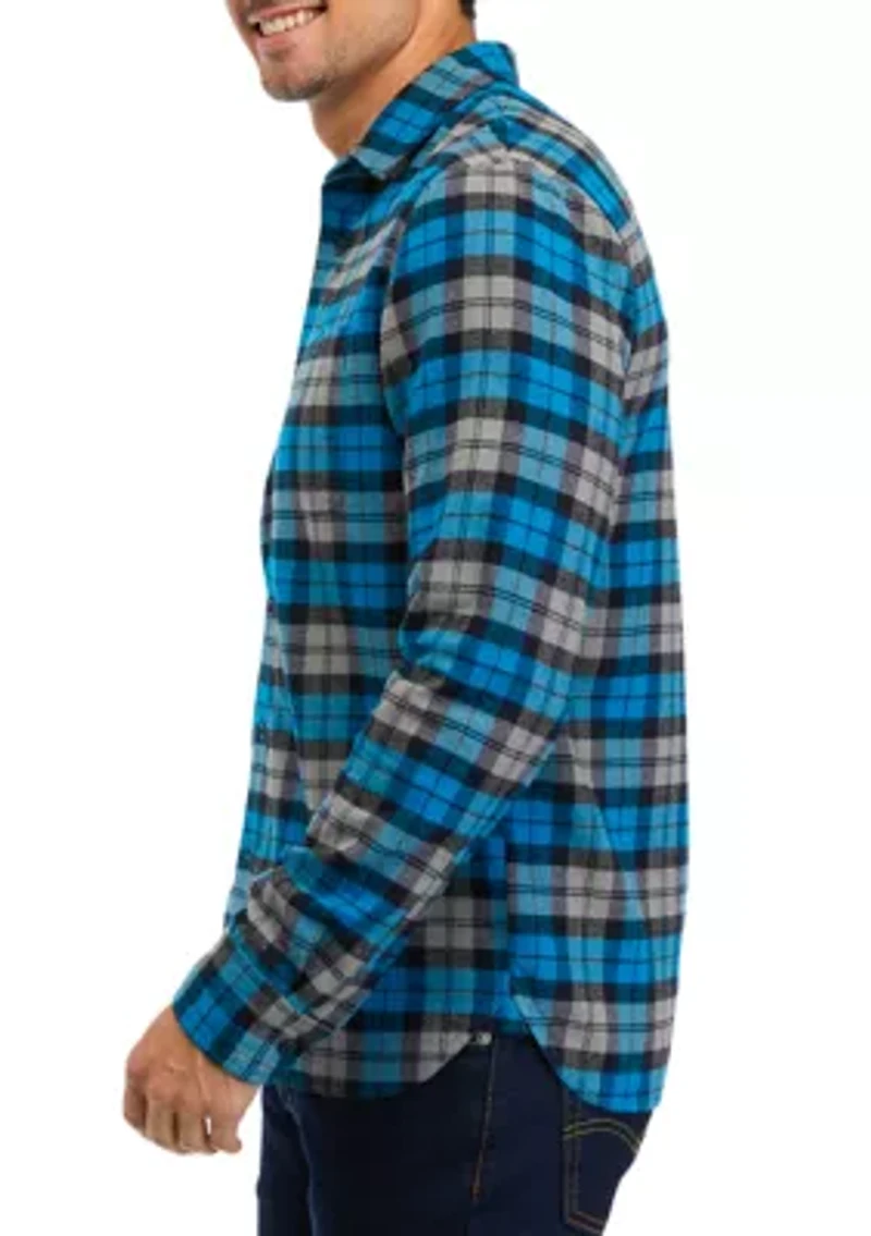 Long Sleeve 2 Pocket Flannel Shirt