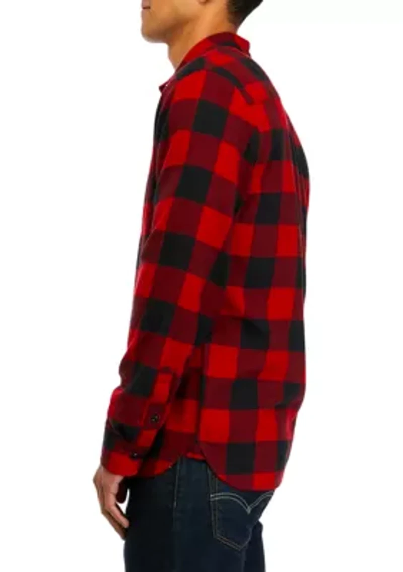 Long Sleeve 2 Pocket Flannel Shirt