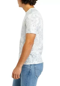 Short Sleeve Crew Neck Printed T-Shirt